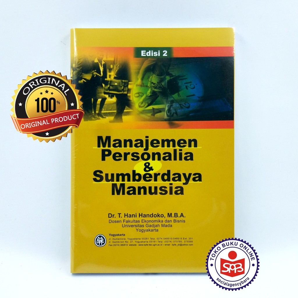 Cover MANAJEMEN PERSONALIA & SUMBER DAYA MANUSIA /EDISI 2 / Dr. T. Hani Handoko, M.B.A