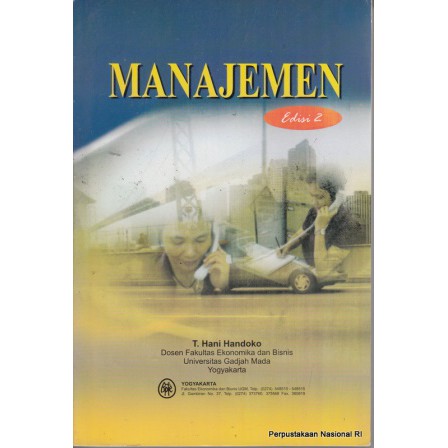 Cover MANAJEMEN :  EDISI 2 / DR. T. HANI HANDOKO,M.B.A.