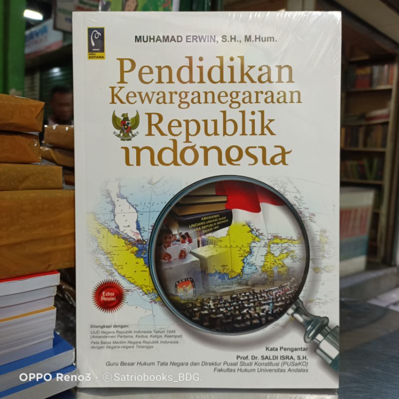 Cover PENDIDIKAN KEWARGANEGARAAN REPUBLIK INDONESIA / MUHAMAD ERWIN, S.H.,M.Hum.