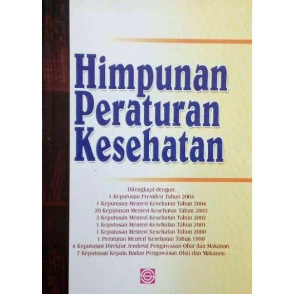 Cover HIMPUNAN PERATURAN KESEHATAN / TIM REDAKSI