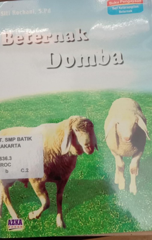 Cover BETERNAK  DOMBA / SITI ROCHANI, S. Pd