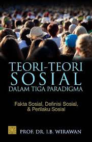 Cover TEORI-TEORI SOSIAL DALAM TIGA PARADIGMA :  FAKTA SOSIAL, DEFINISI SOSIAL, & PERILAKU SOSIAL / PROF. DR. I.B. WIRAWAN