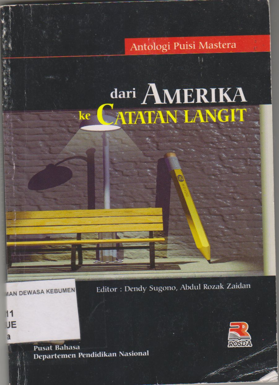 Cover DARI AMERIKA KE CATATAN LANGIT / DENDY SUGONO (Editor)