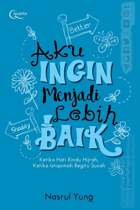 Cover AKU INGIN MENJADI LEBIH BAIK :  Ketika Hari Rindu Hijrah, Ketika Istiqomah Begitu Susah / NASRUL YUNG
