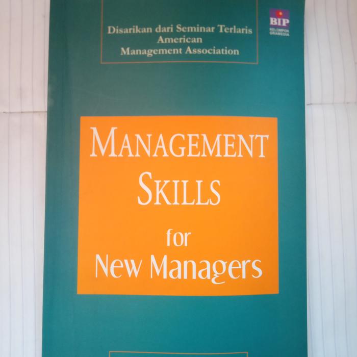 Cover MANAGEMENT SKILLS FOR NEW MANAGERS / CAROL W. ELLIS