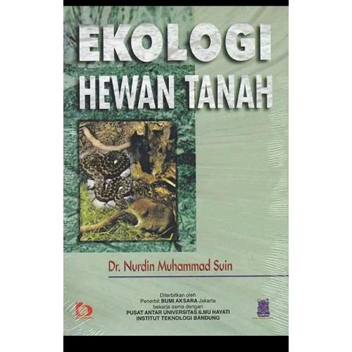 Cover EKOLOGI HEWAN TANAH / Dr. NURDIN MUHAMMAD SUIN