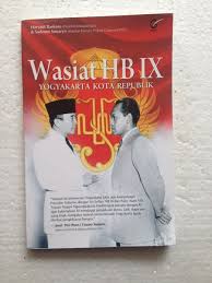 Cover WASIAT HB IX YOGYAKARTA KOTA REPUBLIK / HARYADI BASKORO