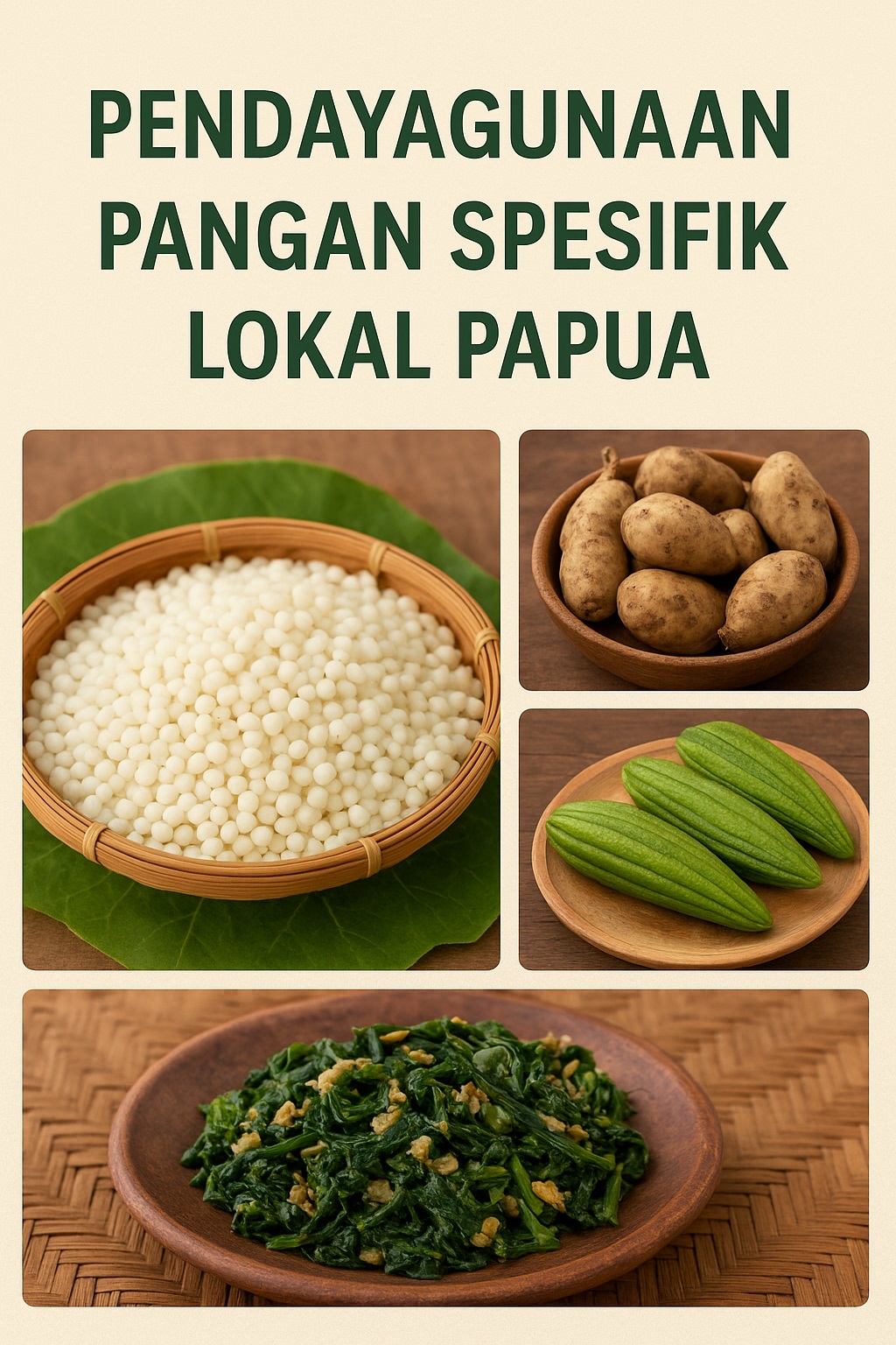 Cover PROSIDING LOKAKARYA NASIONAL :  Pendayagunaan Pangan Spesifik Lokal Papua / FRANS WANGGAI dkk