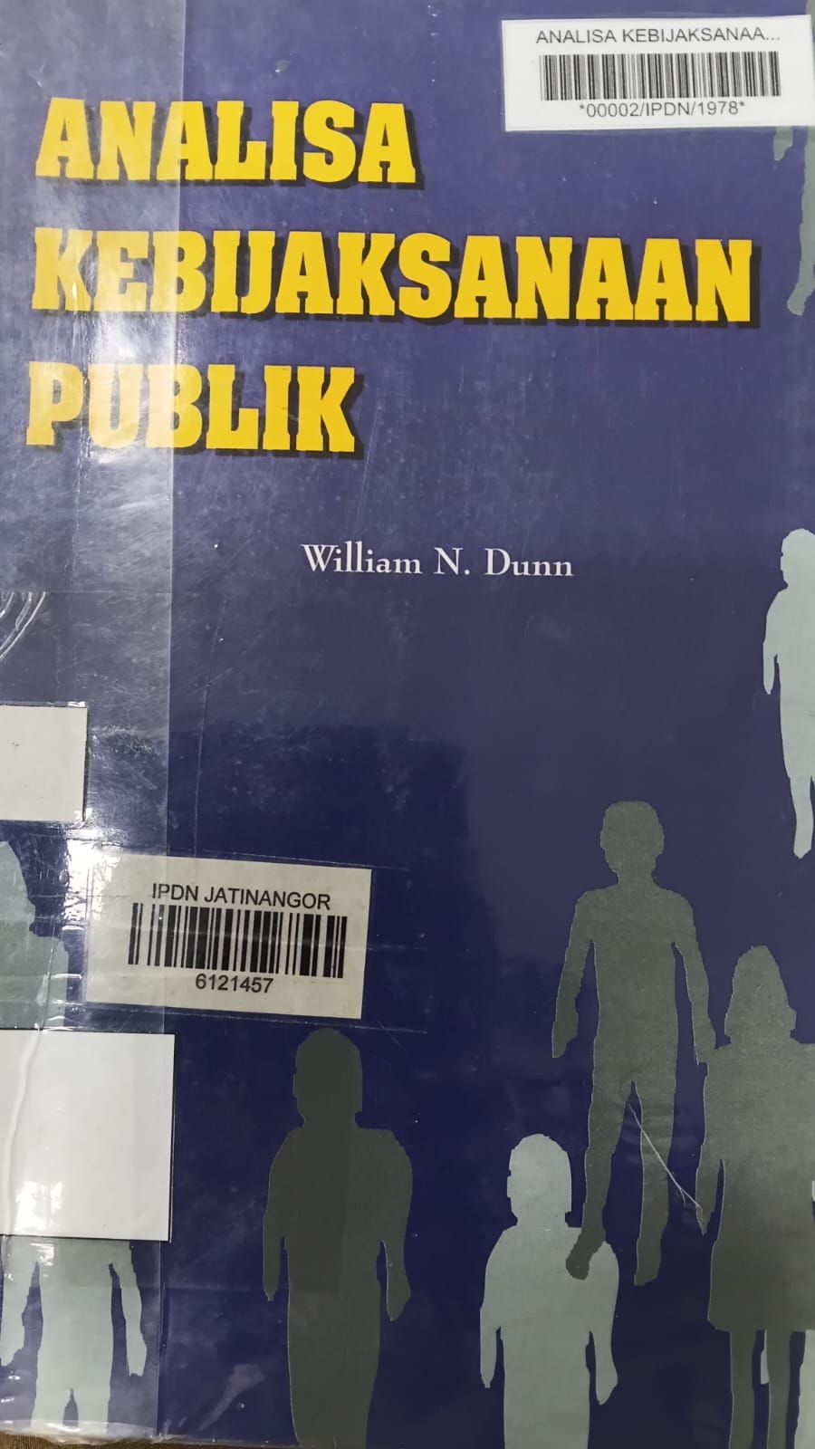 Cover ANALISA KEBIJAKSANAAN PUBLIK / WILLIAN N. BUNN