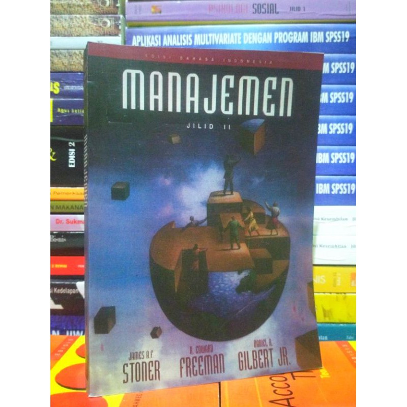 Cover MANAJEMEN JILID 1 / JAMES A.F. STONER, FREEMAN , GILBART JP