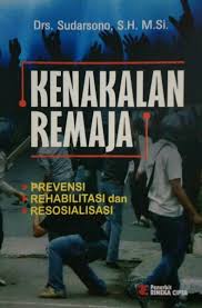 Cover KENAKALAN REMAJA / SUDARSONO