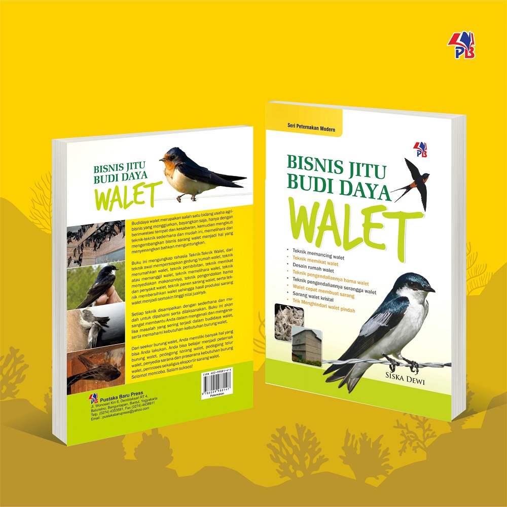 Cover BISNIS JITU BUDIDAYA WALET :  SERI PETERNAKAN MODERN / SISKA DEWI