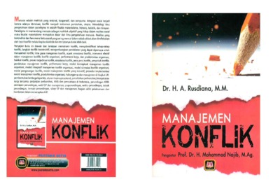 Cover MANAJEMEN KONFLIK / MOHAMMAD NAJIB