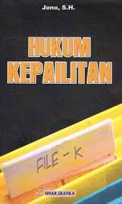 Cover HUKUM KEPAILITAN / JONO