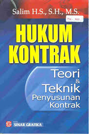 Cover HUKUM KONTRAK / SALIM