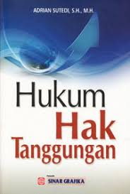 Cover HUKUM HAK TANGGUNGAN / ADRIAN SUTEDI