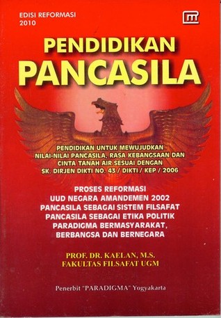 Cover PENDIDIKAN PANCASILA / PROF. DR. KAELAN, M.S.