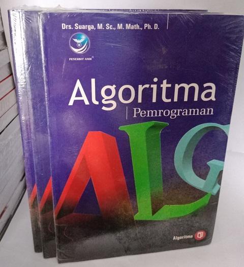 Cover ALGORITMA,PEMROGRAMAN / DRS. SUARGA, M.Sc., M.Math., Ph.D.