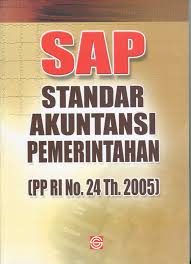 Cover SAP STANDAR AKUTANSI PEMERINTAHAN :  PP RI NO. 24 TH. 2005 / SINAR GRAFIKA