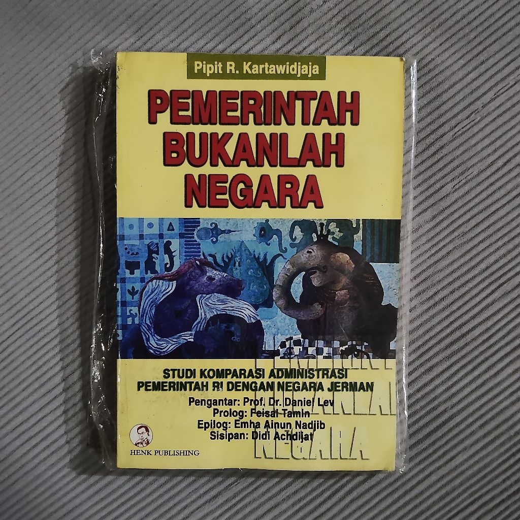 Cover PEMERINTAH BUKANLAH NEGARA / PIPIT R. KARTAWIDJAJA