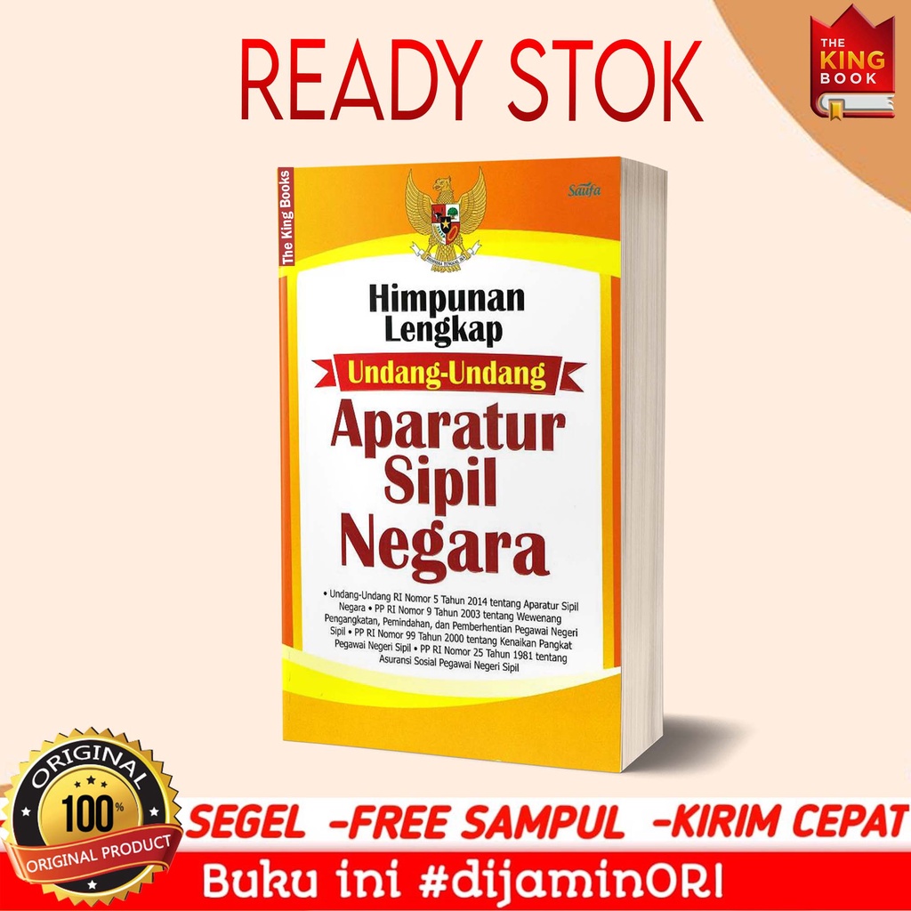 Cover HIMPUNAN LENGKAP UNDANG-UNDANG APARATUR SIPIL NEGARA / SERAMBI SEMESTA DISTRIBUSI