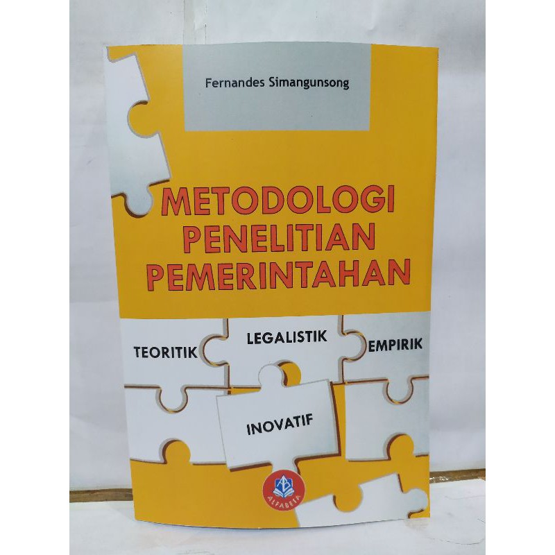 Cover METODOLOGI PENELITIAN PEMERINTAHAN / PROF.DR. FERNANDES SIMANGUNSONG,,S.STP.,M.Si