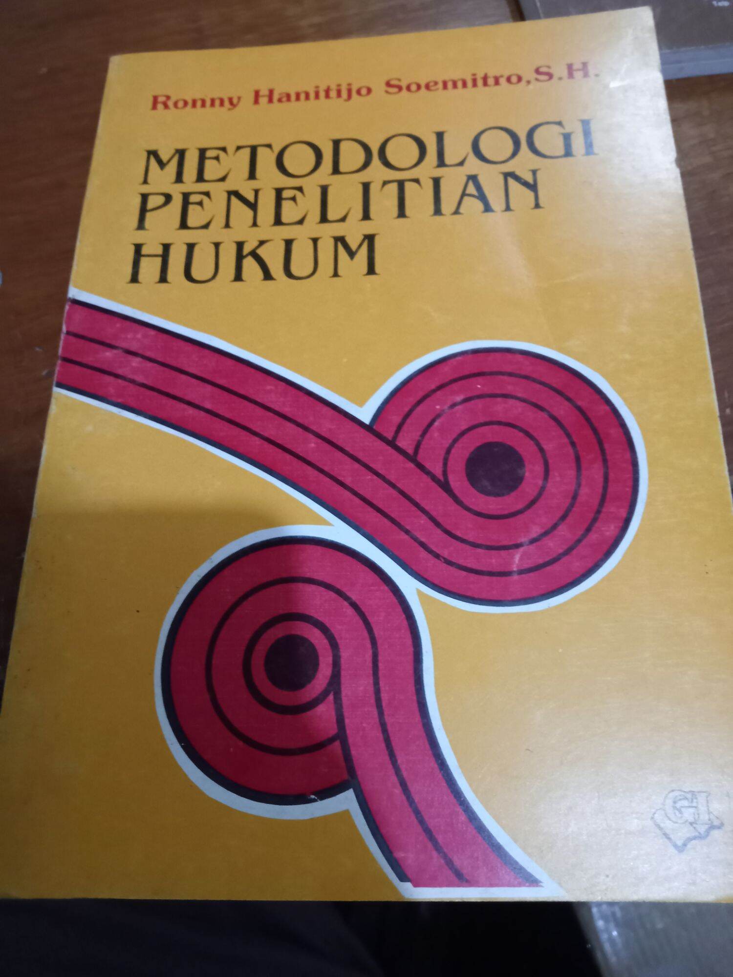 Cover METODOLOGI PENELITIAN HUKUM / RONNY HANITIJO SOEMITRO, SH