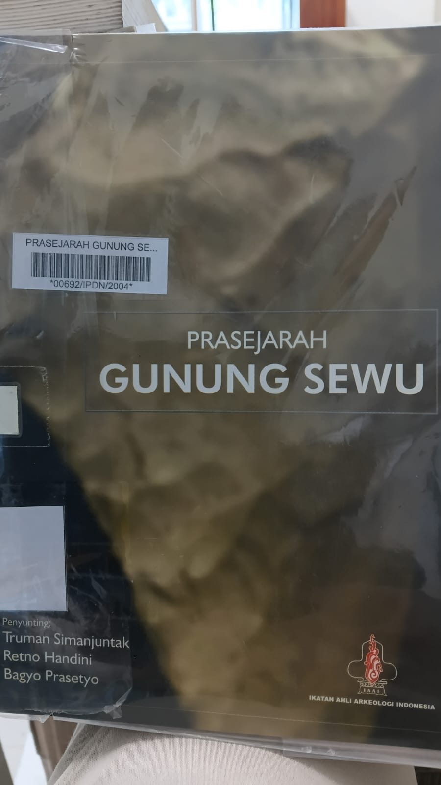 Cover PRASEJARAH GUNUNG SEWU / TRUMAN SIMANJUNTAK, RETNO HANDINI, BAGYO PRASETYO