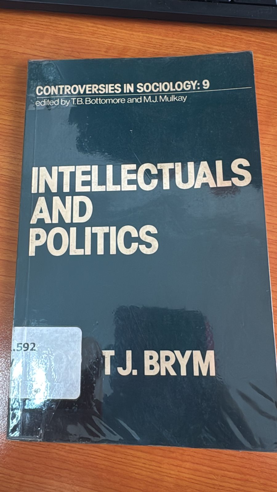 Cover INTELLECTUALS AND POLITICS / Robert J. Brym