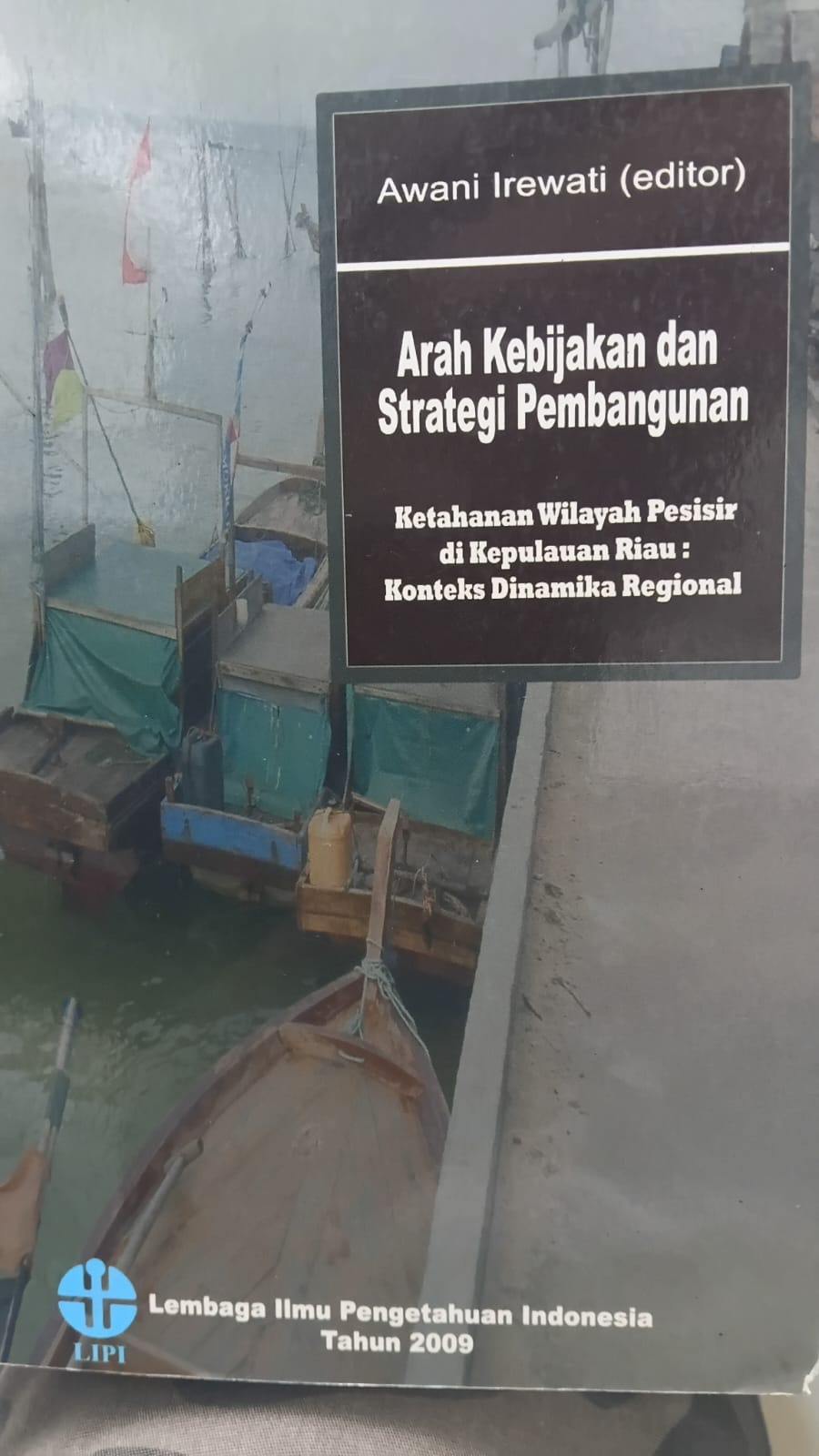 Cover ARAH KEBIJAKAN DAN STRATEGI PEMBANGUNAN :  Ketahanan Wilayah Pesisir di Kepulauan Riau : Konteks Dinamika Regional / AWANI IREWATI (editor)