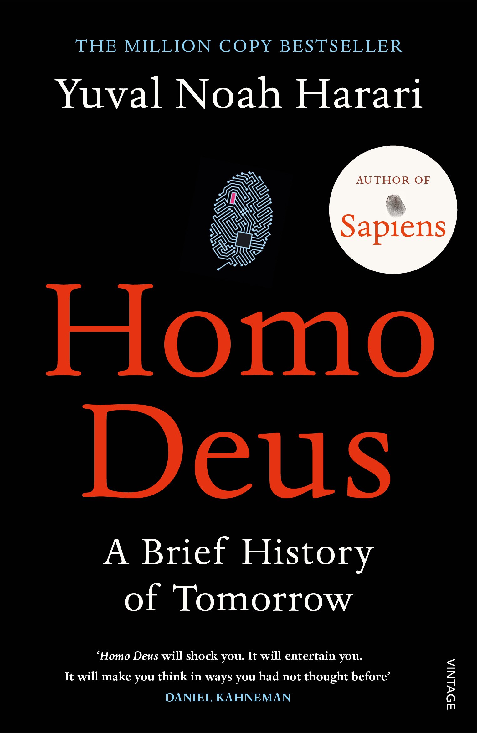 Cover HOMO DEUS :  A Brief History Of Tomorrow / YUVAL NOAH HARARI