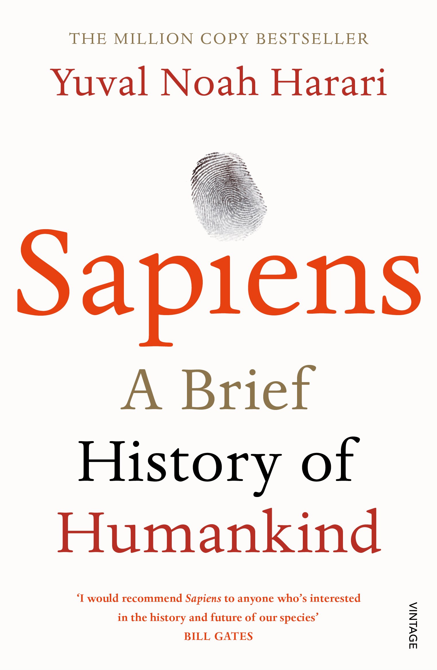 Cover SAPIENS :  ABrief History Of Humankind / YUVAL NOAH HARARI