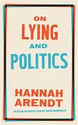Cover ON LYING AND POLITICS / HANNAH ARENDT