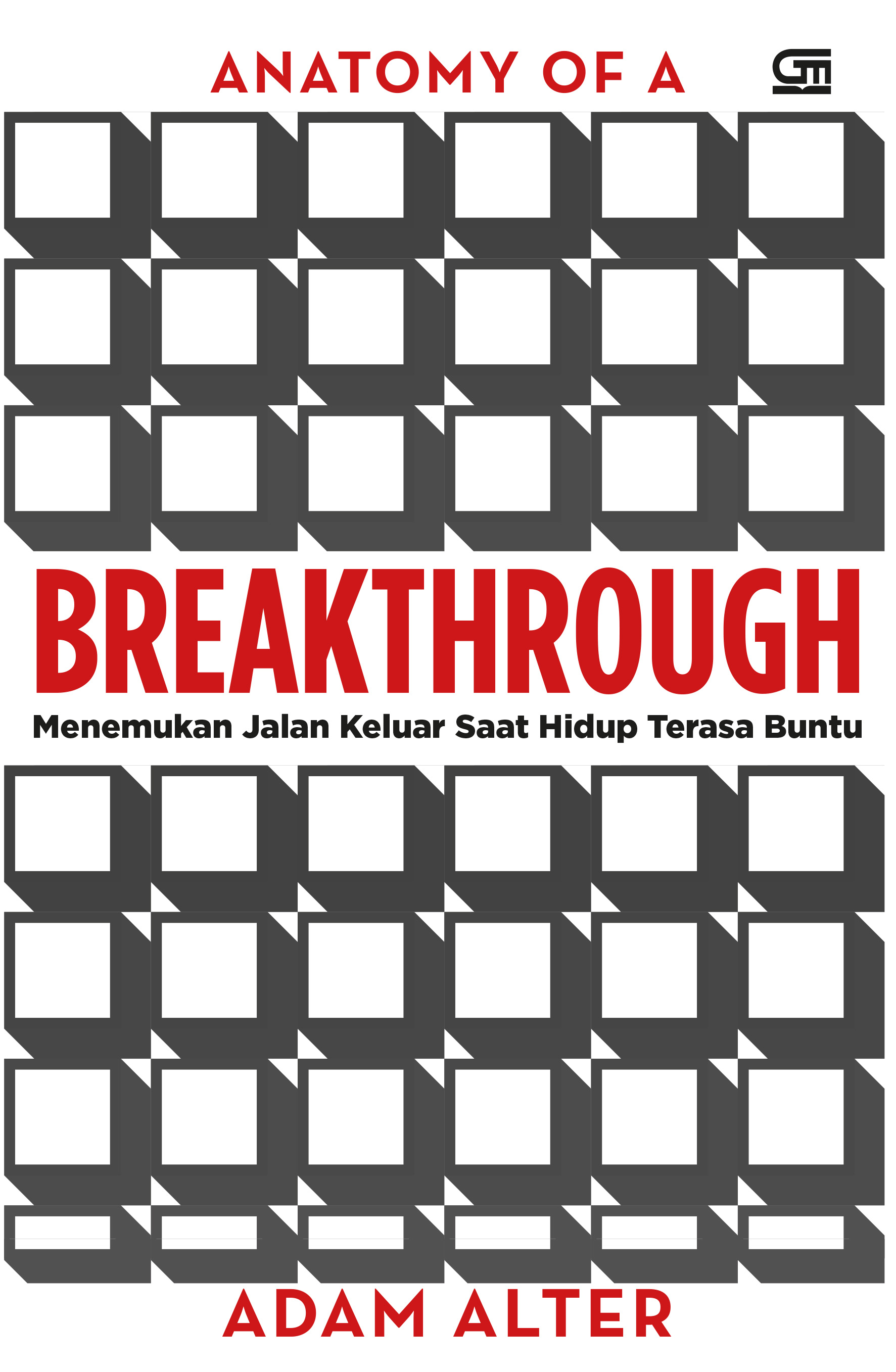 Cover ANTOMY OF  A BREAKTHROUGH :  Menemukan Jalan Keluar Saat Hidup Terasa Buntu / ADAM ALTER
