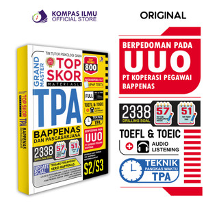 Cover GRAND MASTER TOP SKOR  MATERI ASLI TPA BAPPENAS DAN PASCASARJANA :  - / KARTIKA DEWAYANI ,S.Si