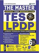 Cover THE MASTER TES LPDP :  Akurat Dan Berkualitas / BARA WAHYU RAMADHAN