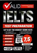 Cover VALID IELTS TEST PREPARATION :  Let's Get The Highest Score IELTS /Siap Tembus Skor IELTS 7,5 / NISWATIN NURUL HIDAYATI, HAIRA RIZKA