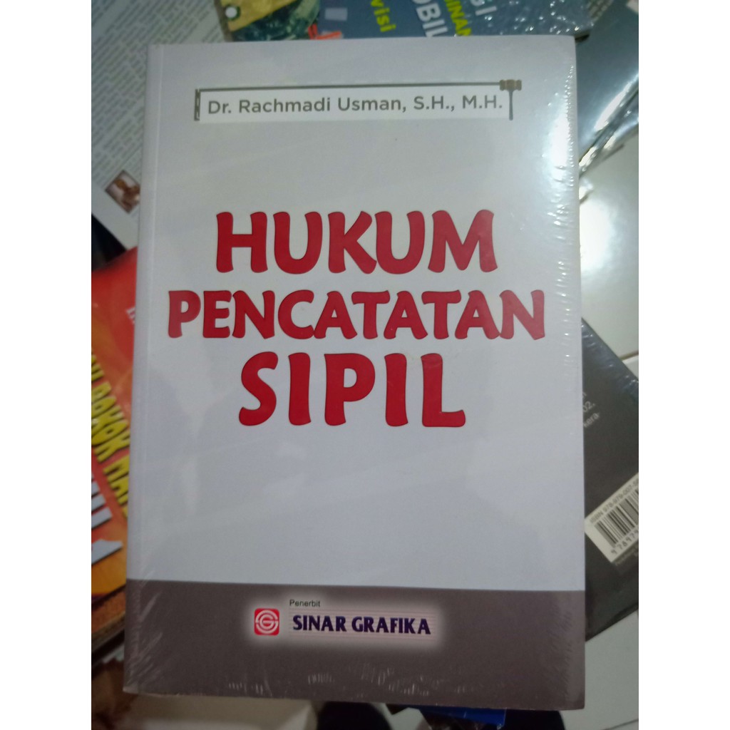 Cover HUKUM PENCATATAN SIPIL / DR. RACHMADI USMAN, S.H., M.H.