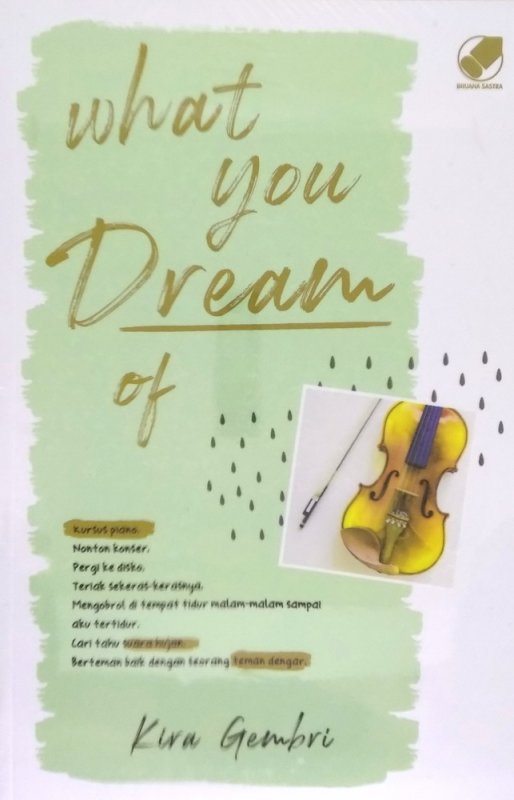 Cover WHAT YOU DREAM OF / KIRA GEMBRI