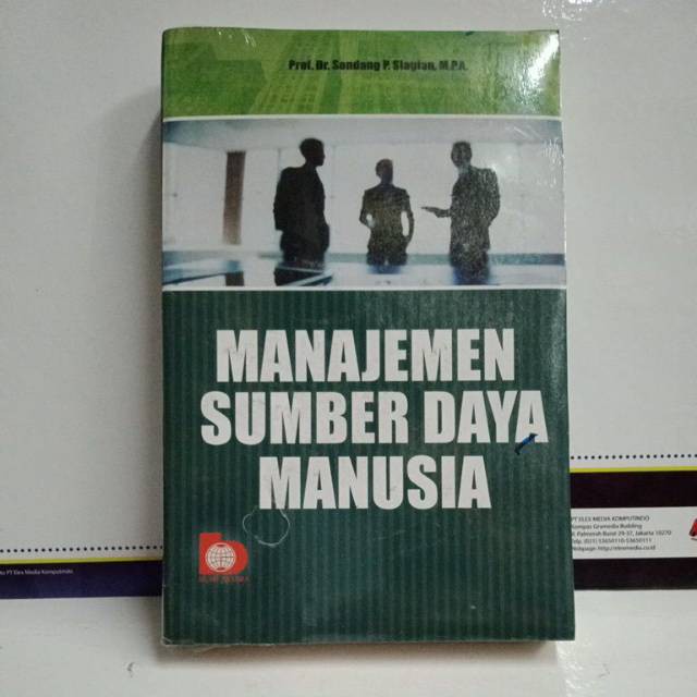 Cover MANAJEMEN SUMBER DAYA MANUSIA / Prof. Dr. SONDANG P. SIAGIAN, M.P.A