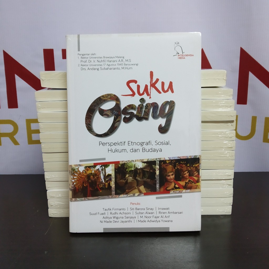 Cover SUKU OSING :  Perspektif etnografi, sosial, hukum, dan budaya. / TAUFIK FIRMANTO