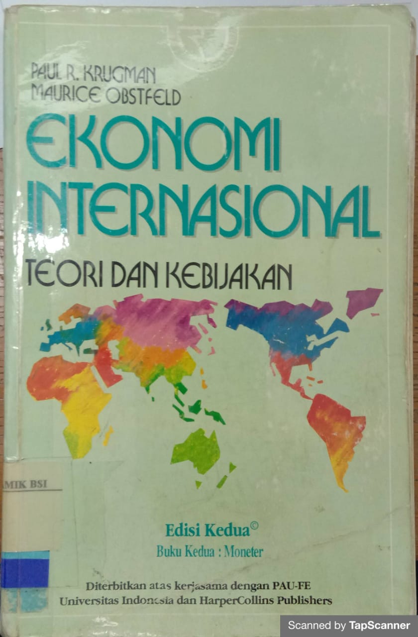 Cover EKONOMI INTERNASIONAL :  Teori Dan Kebijakan / PAUL R. KRUGMAN