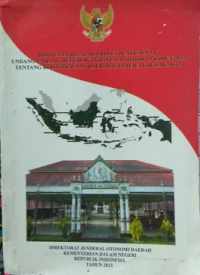 Cover HIMPUNAN RISALAS PROSESE PENYUSUNAN UNDANG-UNDANG REPUBLIK INDONESIA NOMOR 13 TAHUN 2012 TENTANG KEISTIMEWAAN DAERAH ISTIMEWA  YOGYAKARTA / TIM DIREKTORAT JENDERAL OTOMI DAERAH KEMDAGRI
