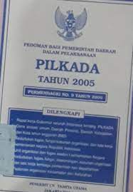 Cover PEDOMAN BAGI PEMERINTAH DAERAH DALAM PELKASANAAN PILKADA TAHUN 2005 / TIM CV. TAMITA UTAMA