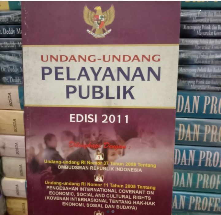 Cover UNDANG-UNDANG PELEYANAN PUBLIK EDISI 2001 / TIM FOKUSMEDIA