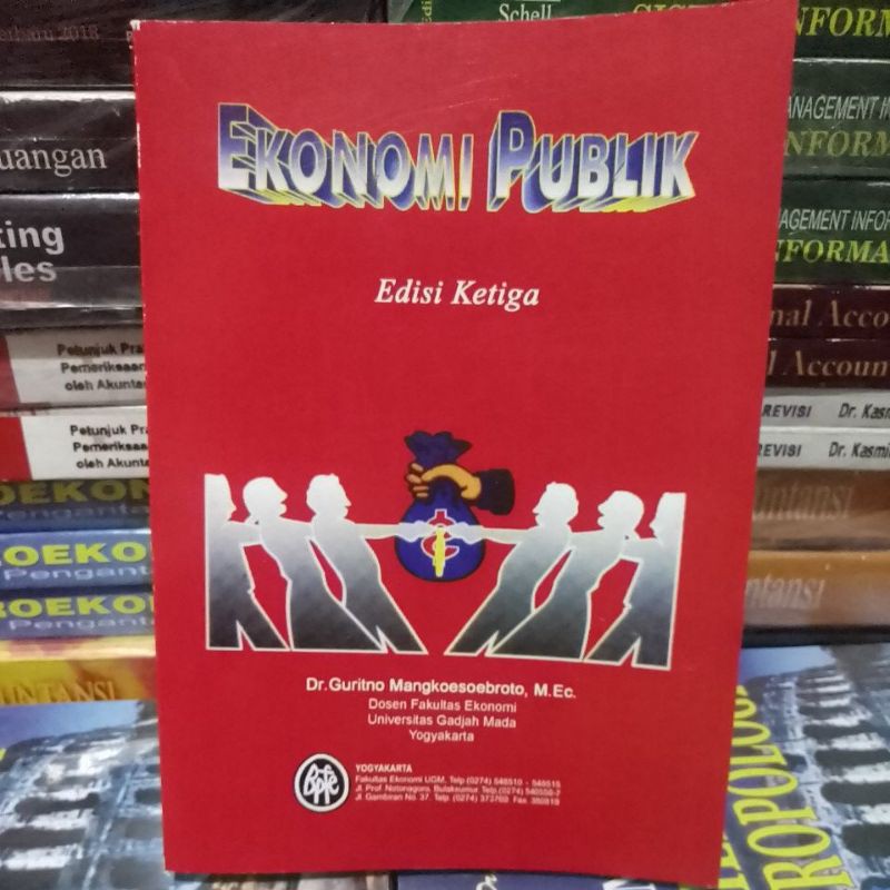 Cover EKONOMI PUBLIK / Dr. GURITNO MANGKOESOEBROTO,M.Ec.