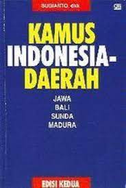 Cover KAMUS INDONESIA-DAERAH / SUGIARTO DKK