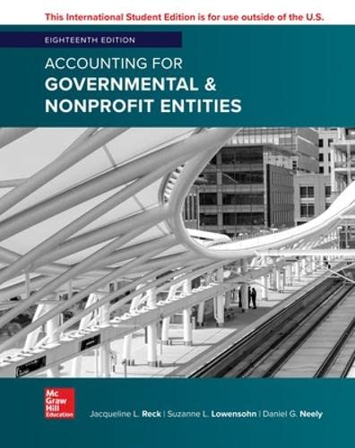 Cover ACCOUNTING FOR GOVERNMENTAL & NONPROFIT ENTITIES / JACQUELINE L. RECK