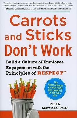 Cover CARROTS AND STICKS DON'T WORK / PAUL L. MARCIANO, Ph.D.