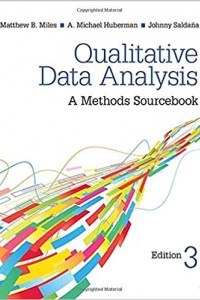 Cover QUALITATIVE DATA ANALYSIS :  A Methods Sourcebook / MATTHEW B. MILES